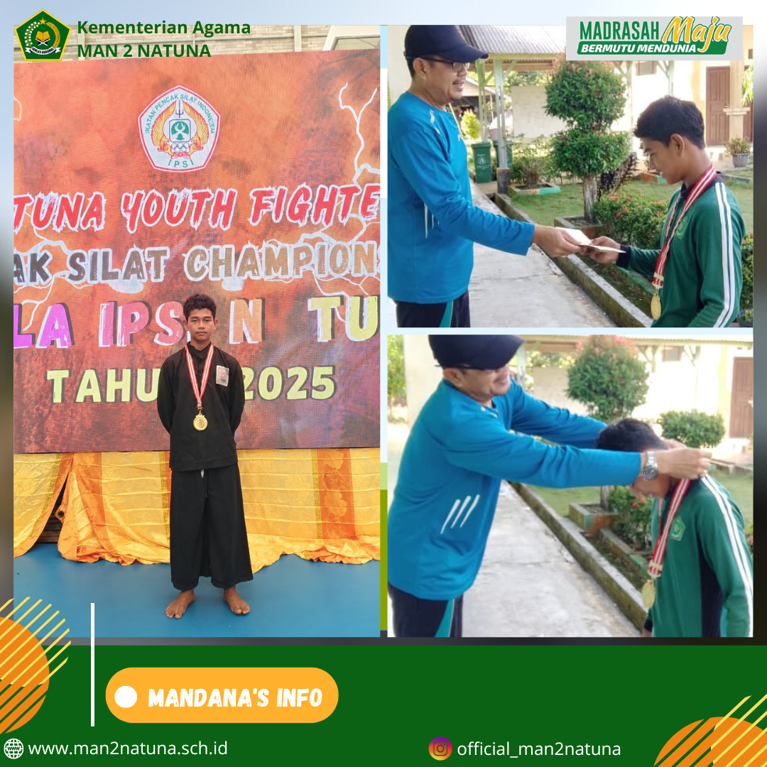 Siswa MAN 2 Natuna Raih Juara 1 pada Kejuaraan Natuna Youth Fighter Pencak Silat Championship 2026